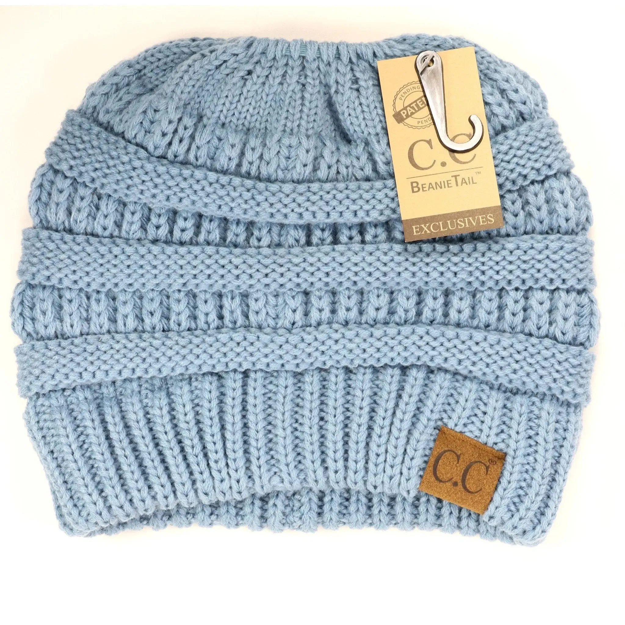 Womens Beanie Tail CC Beanie  The Original Messy Bun Beanie