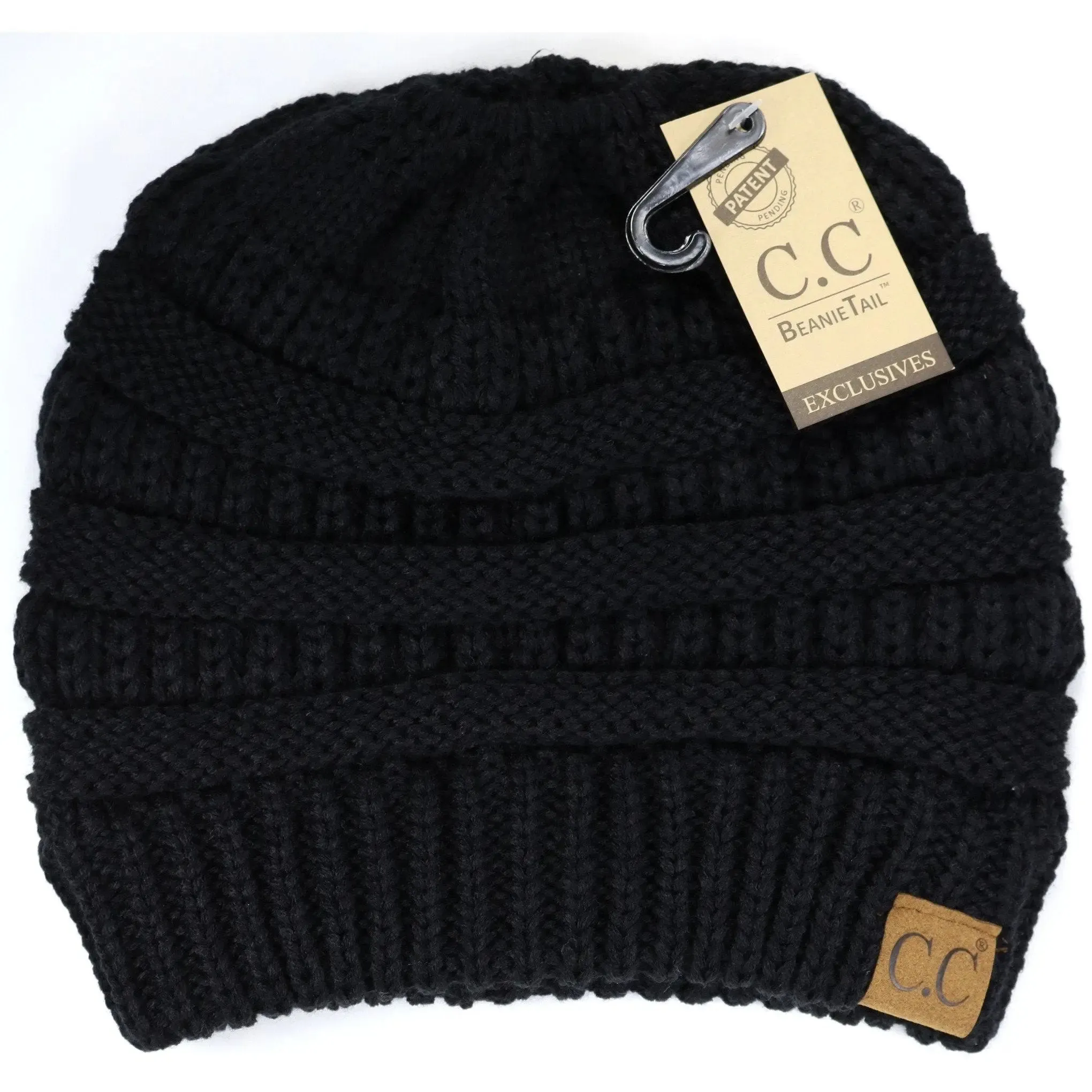 Womens Beanie Tail CC Beanie  The Original Messy Bun Beanie