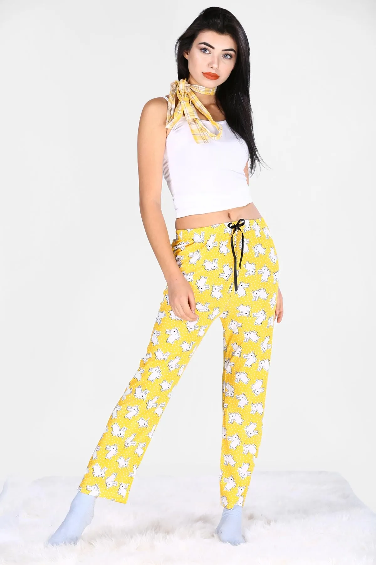 Women's Patterned Pajama Pants