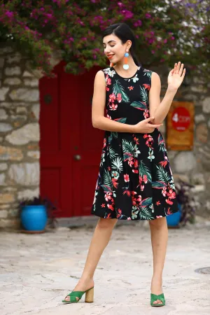 Women's Patterned Short Dress